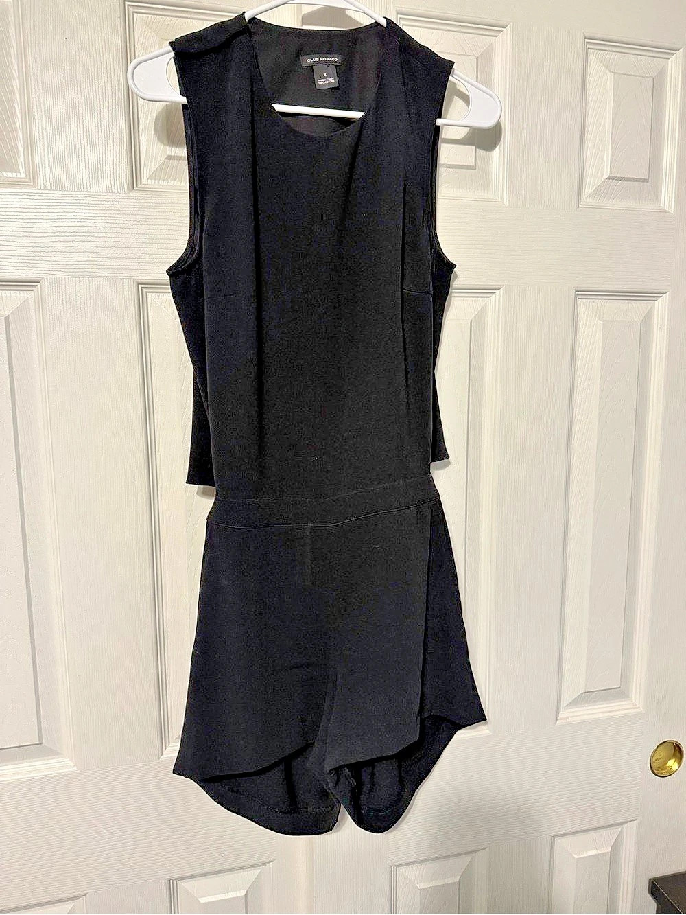 Club Monaco Black Romper Size Small